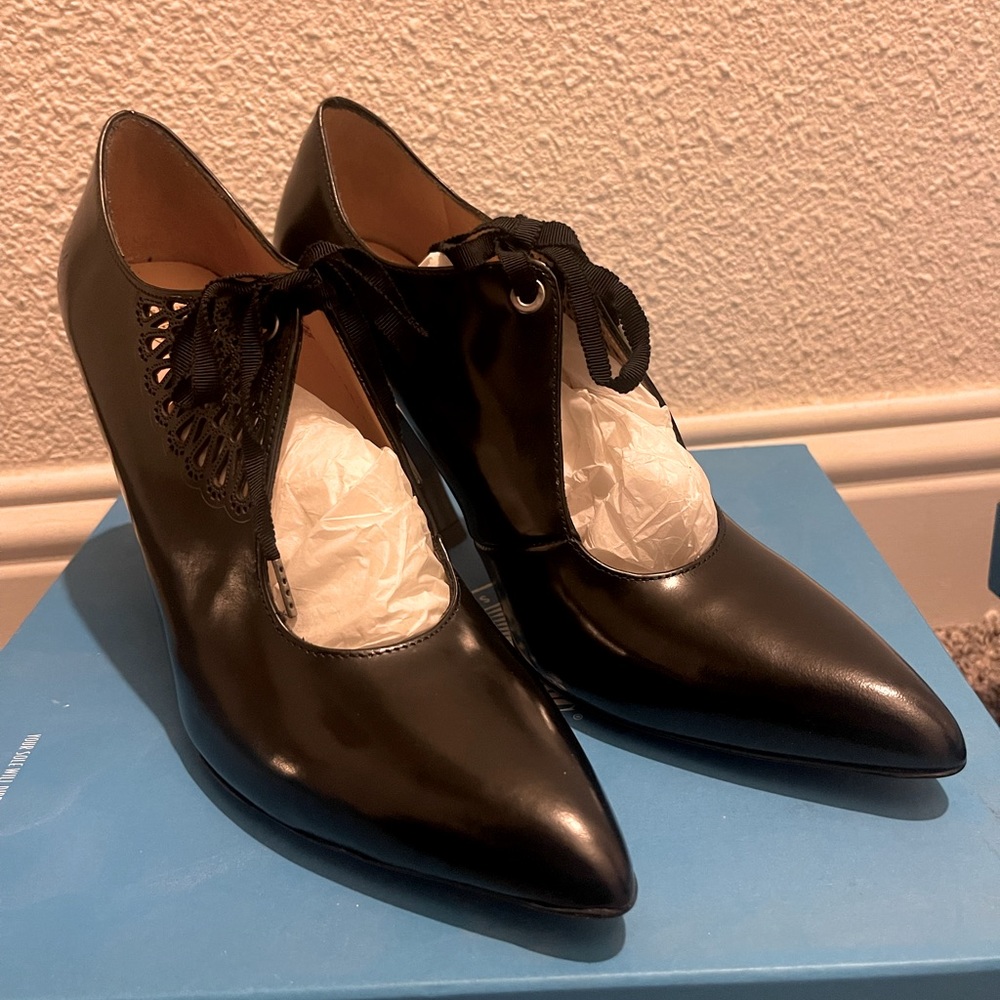 John Fluevog Estella Celestial Heels Size 10 1/2 BNIB